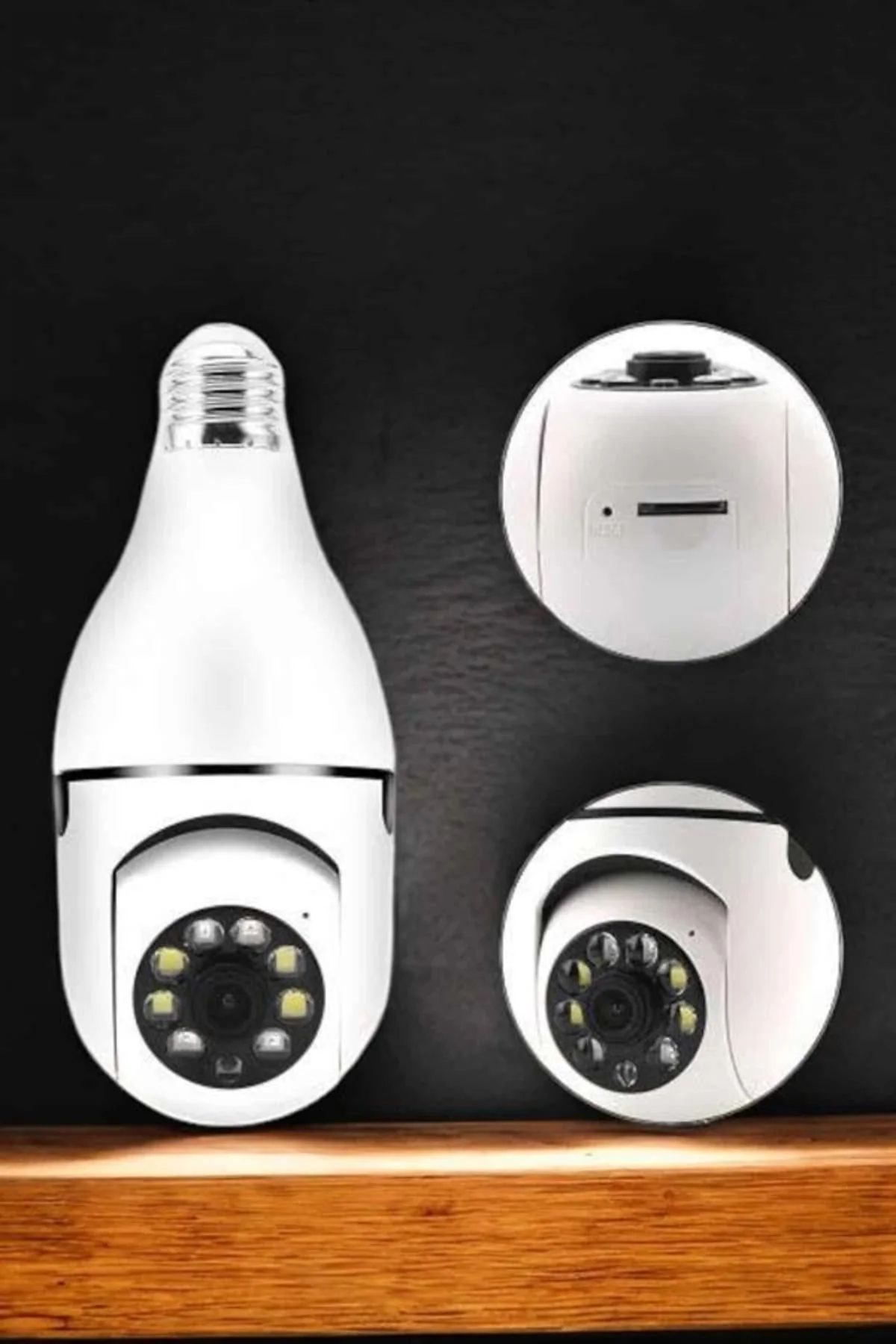 Güvenlik Kamerası Wifi Kamera Duylu Ev Kamerası Wifi Bağlantılı D