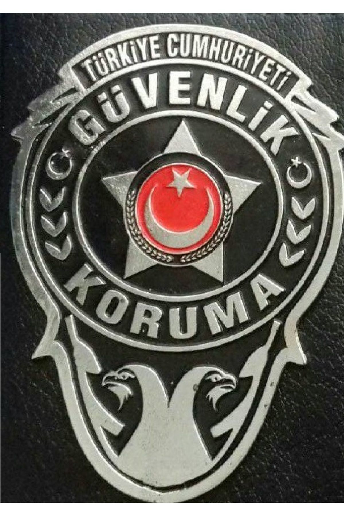 GÜVENLİK-KORUMA ROZETLİ CÜZDANI,+1ROZET, SATINAL-SIVILE SATILMAZ.