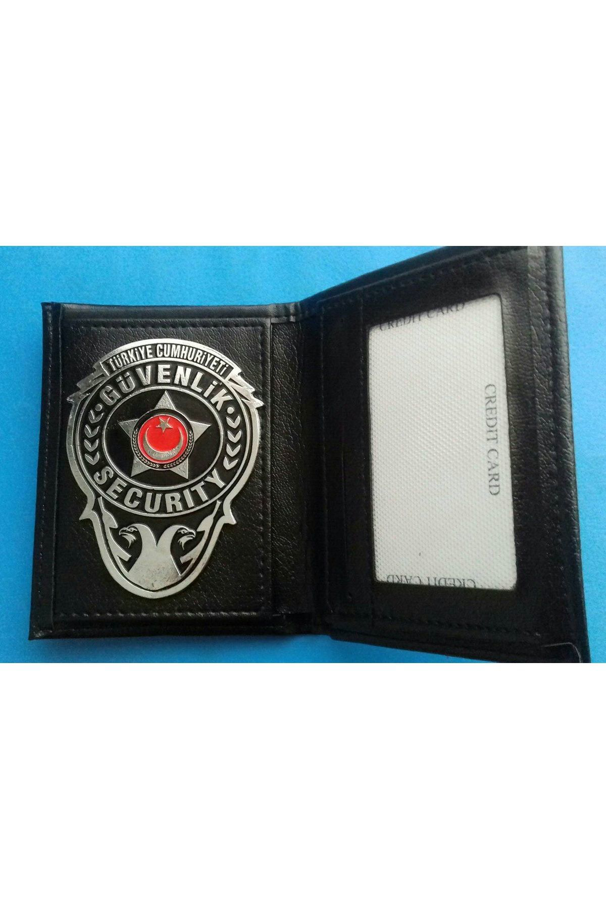 GÜVENLİK-KORUMA, ROZETLİ CÜZDANI,+1ROZET, SATINAL-SIVILE SATILMAZ