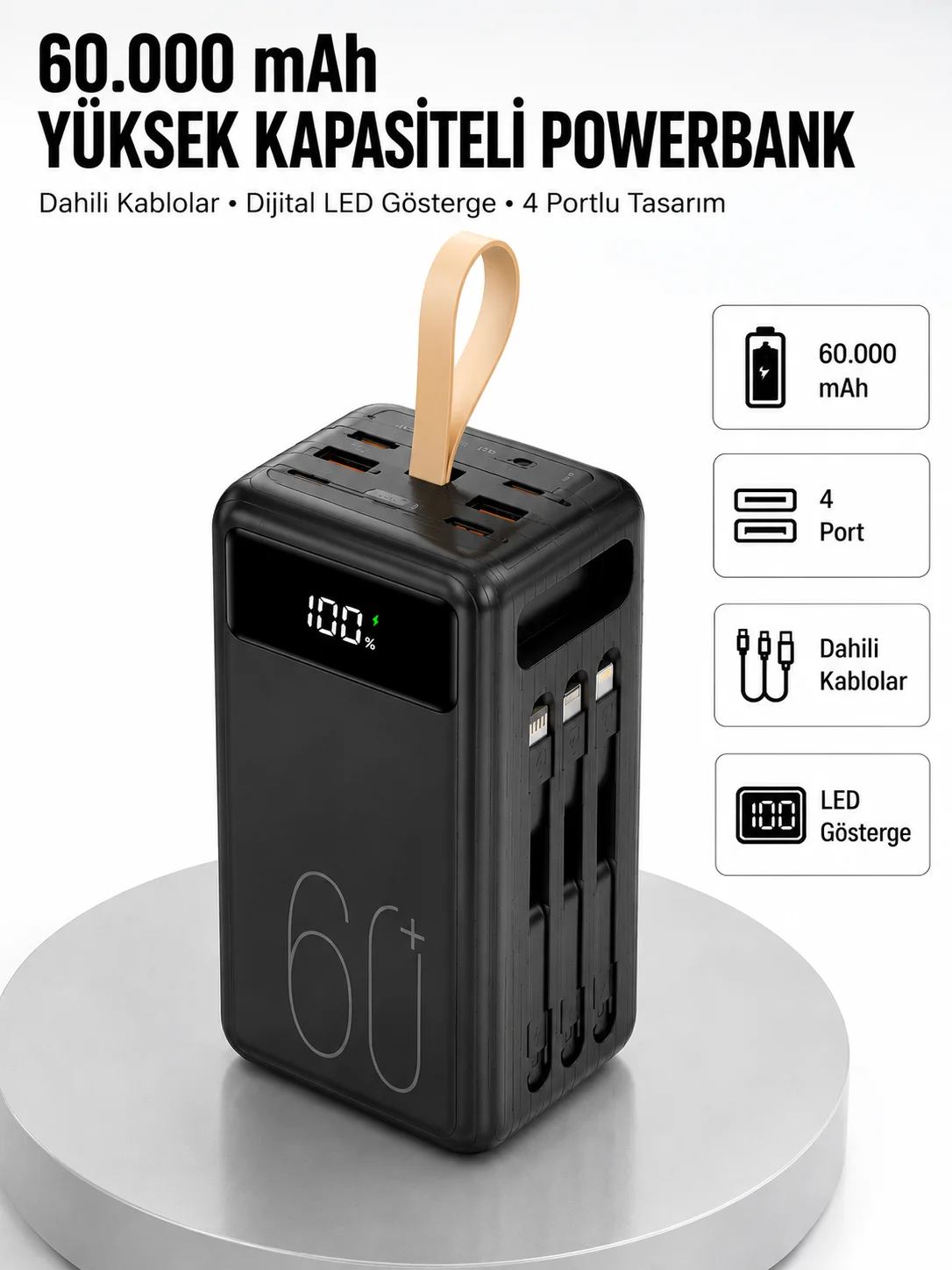 Güvenlik Korumalı Hızlı Şarj Özellikli Powerbank Yeni Nesil Fiyatı, Yorumları ve Özellikleri