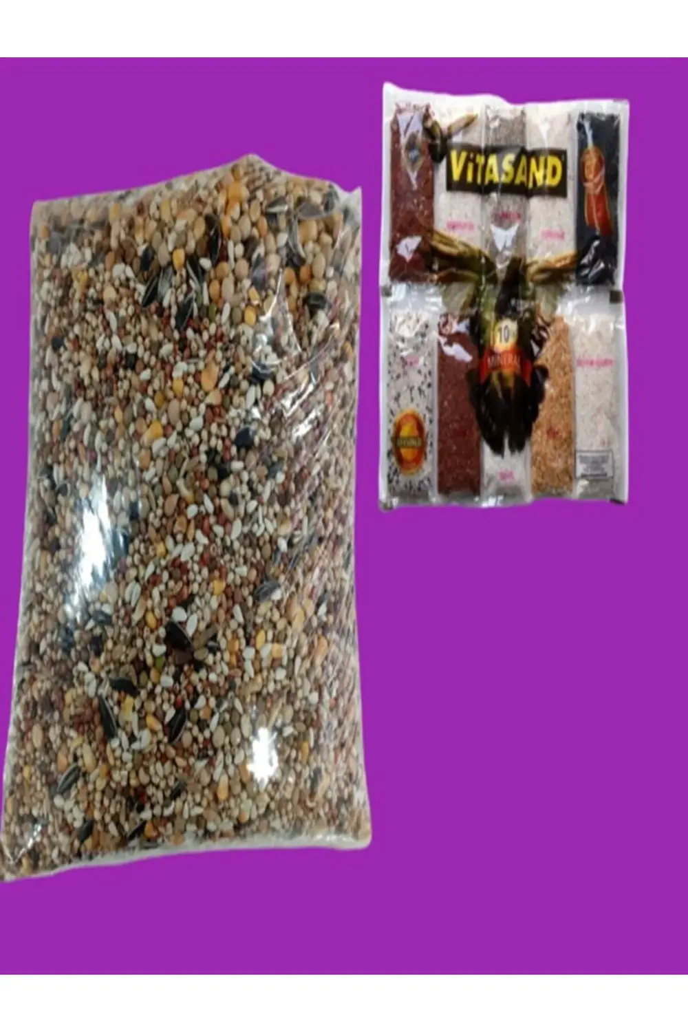 GÜVERCİN DÖRT MEVSİM YEMİ 3 KG + VİTESAD KUŞ MİNERALLİ 1 KG '10 B