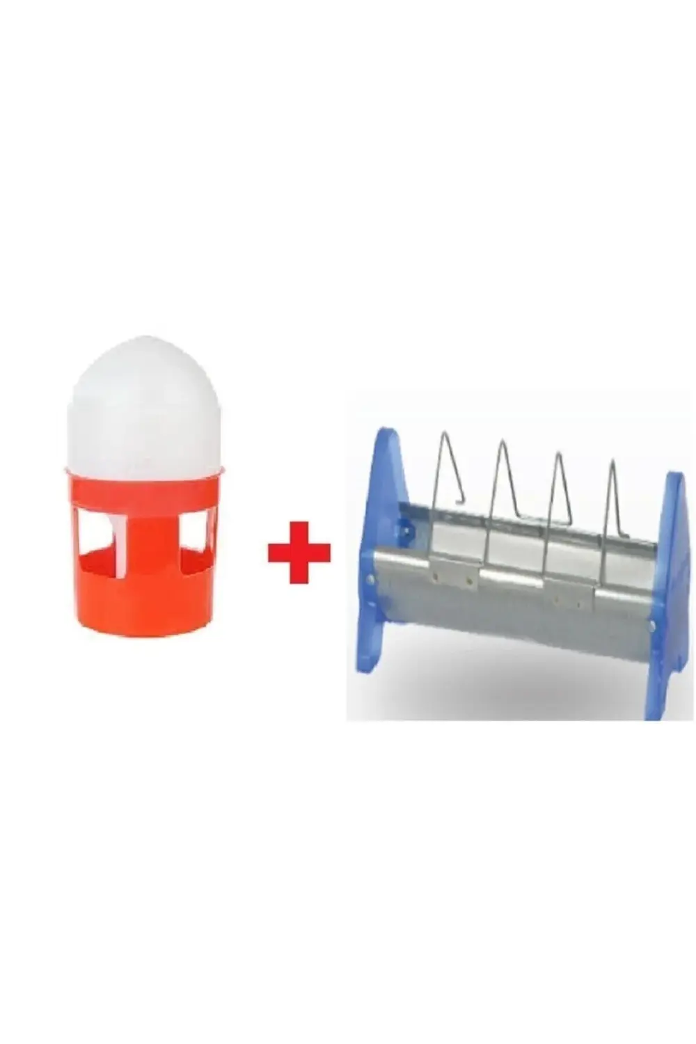 Güvercin Suluğu 1 Litre + 15 Cm Güvercin Yemlik