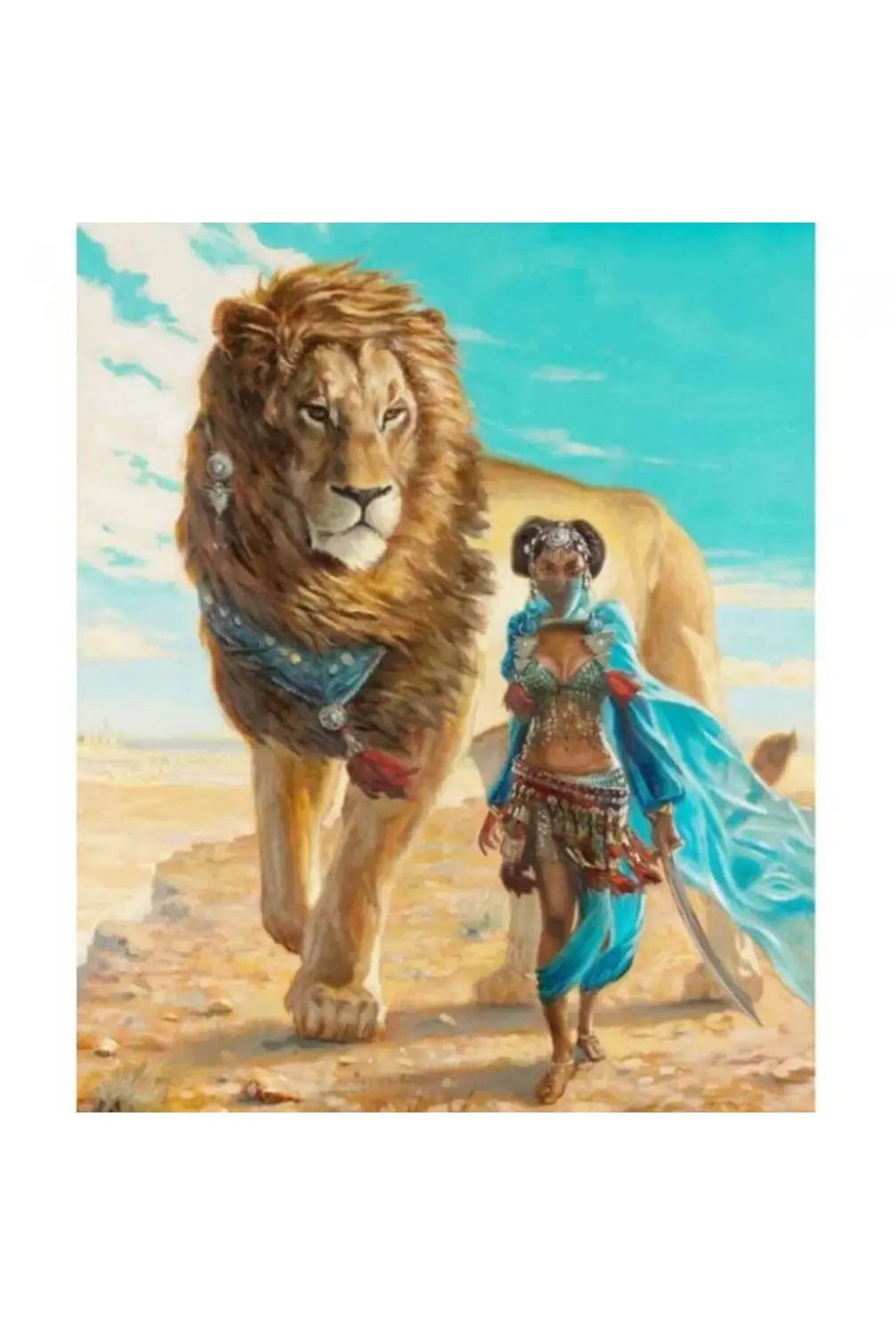 Güzel ve Aslan Sayılarla KASNAKLI SAYILARLA BOYAMA SETİ