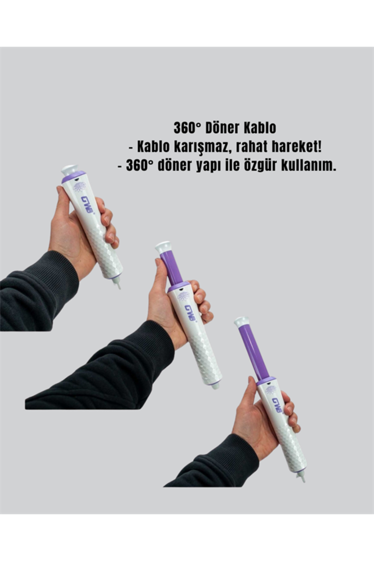 GW 32mm Döner Başlıklı Saç Kıvırma Makinesi – Her An Her Yerde Pr GW 32mm Döner Başlıklı Saç Kıvırma Makinesi – Her An Her Yerde Pr