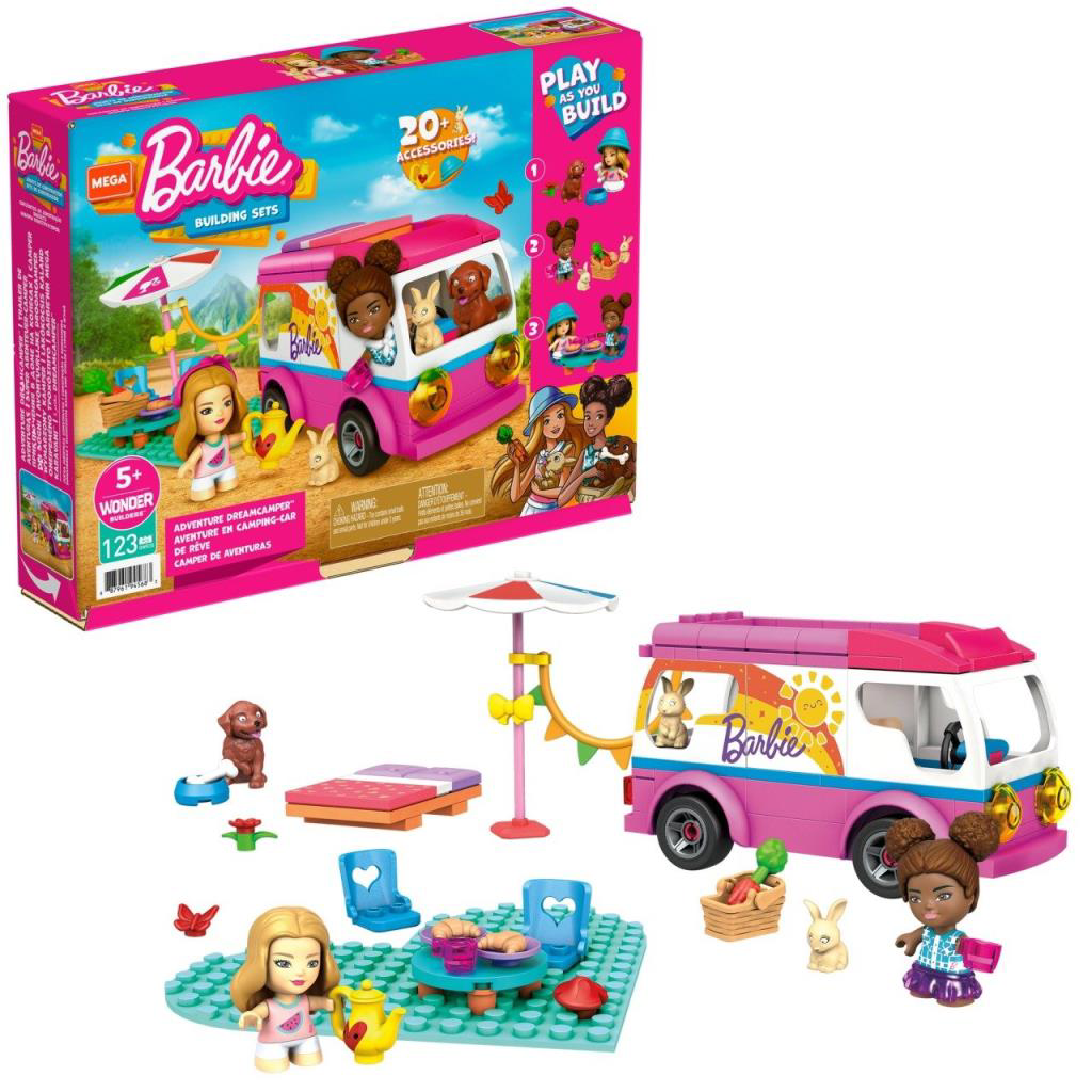 GWR35 MEGA™ Barbie®'nin Mega Karavanı 123 parça +5 yaş GWR35 MEGA™ Barbie®'nin Mega Karavanı 123 parça +5 yaş