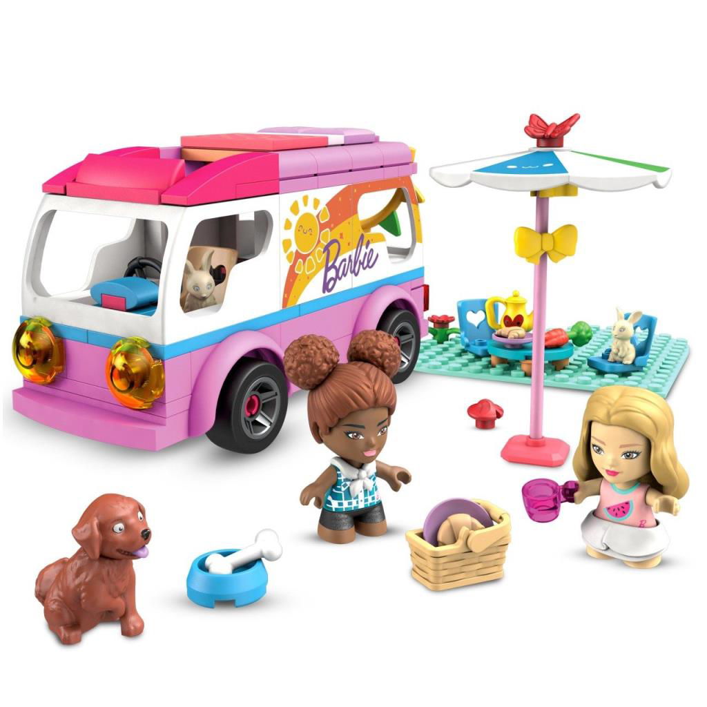 GWR35 MEGA™ Barbie®'nin Mega Karavanı 123 parça +5 yaş GWR35 MEGA™ Barbie®'nin Mega Karavanı 123 parça +5 yaş