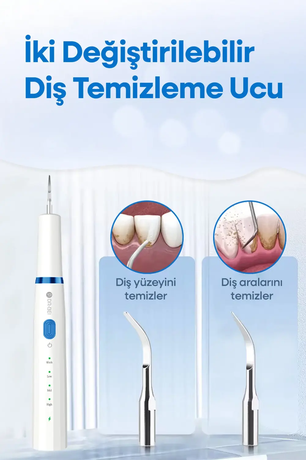 Gyc2 Şarjlı Diş Taşı Temizleme Cihazı