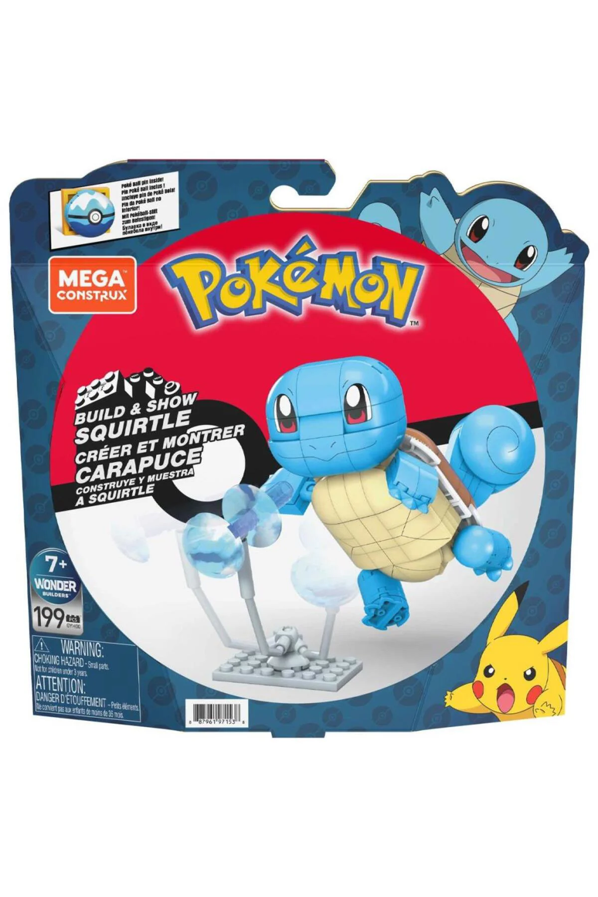 GYH00 Squirtle - Yap ve Oyna Figürler 199 parça +7 yaş/Bay Her Telden/ Bay Her Telden