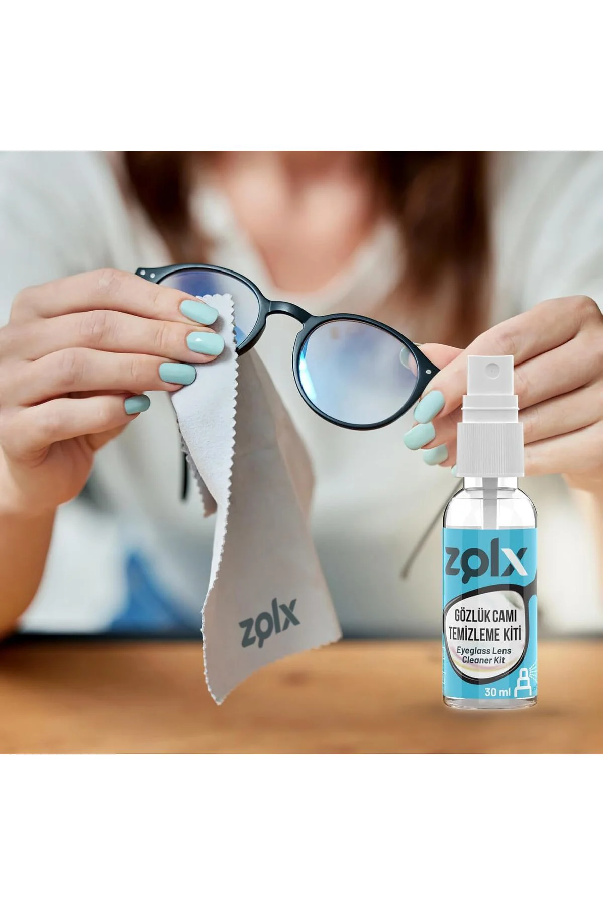 gzmshop 30ML Gözlük Camı Temizleme Kiti, Gözlük Temizleme, Gözlük