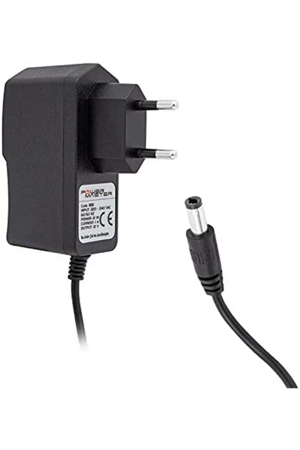 gzmshop AYK 12 V - 1 A PRİZ TİPİ ADAPTÖR TEK UÇLU 5.5 * 2.5 UÇ MS