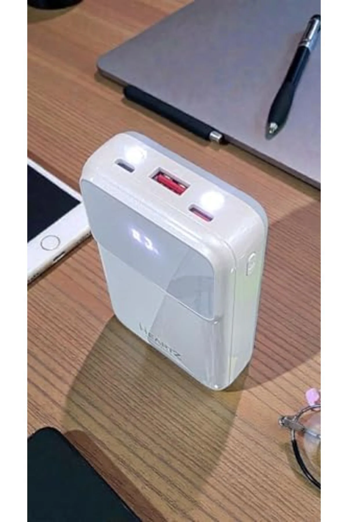 gzmshop H28 10000 MH PD 20W ve USB 22.5W FAST HIZLI ŞARJ DAHİLİ T