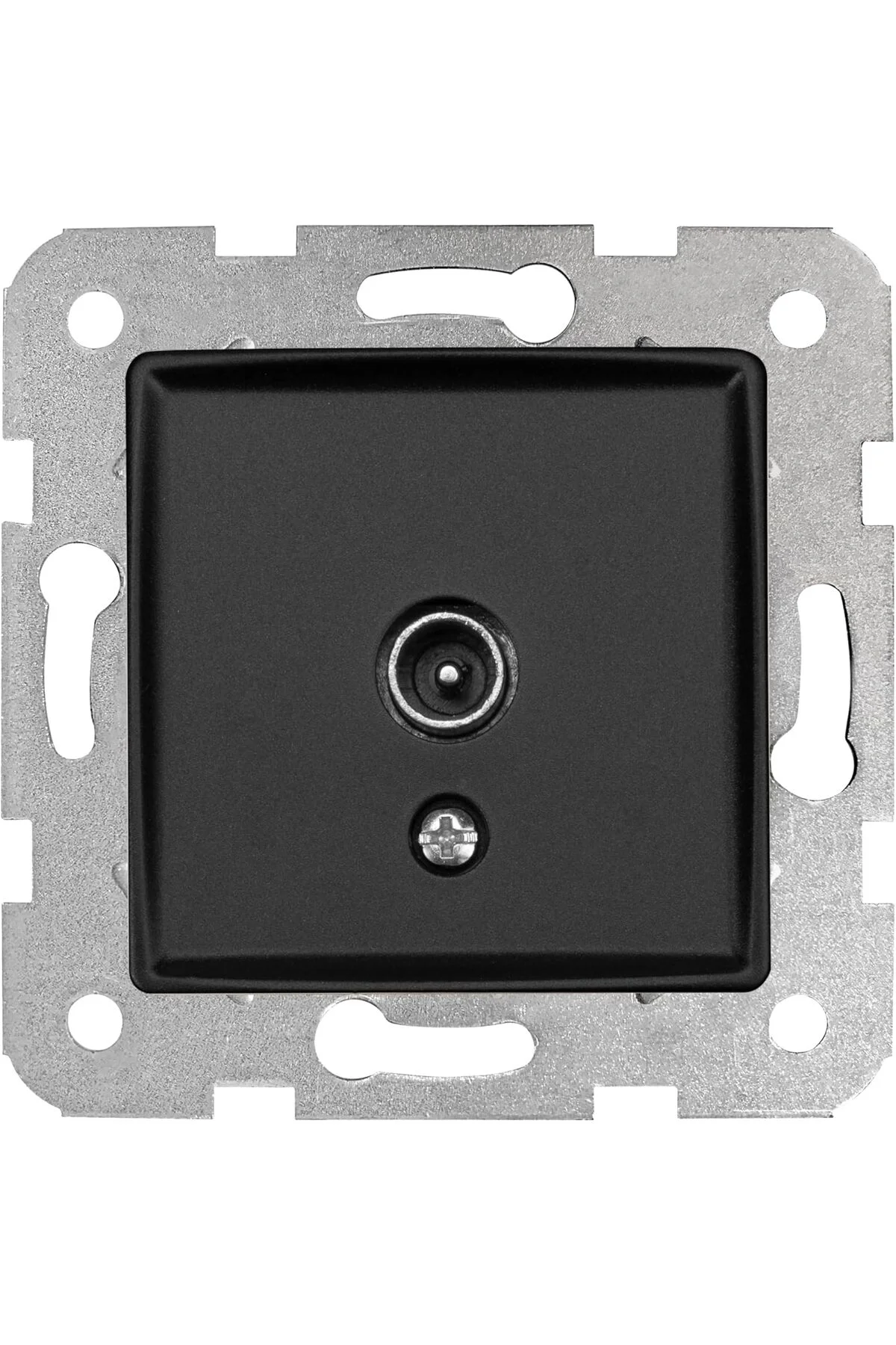 gzmshop Life Gece Siyahı TV Geçişli 8dB Mekanizma ve Kapak 124717