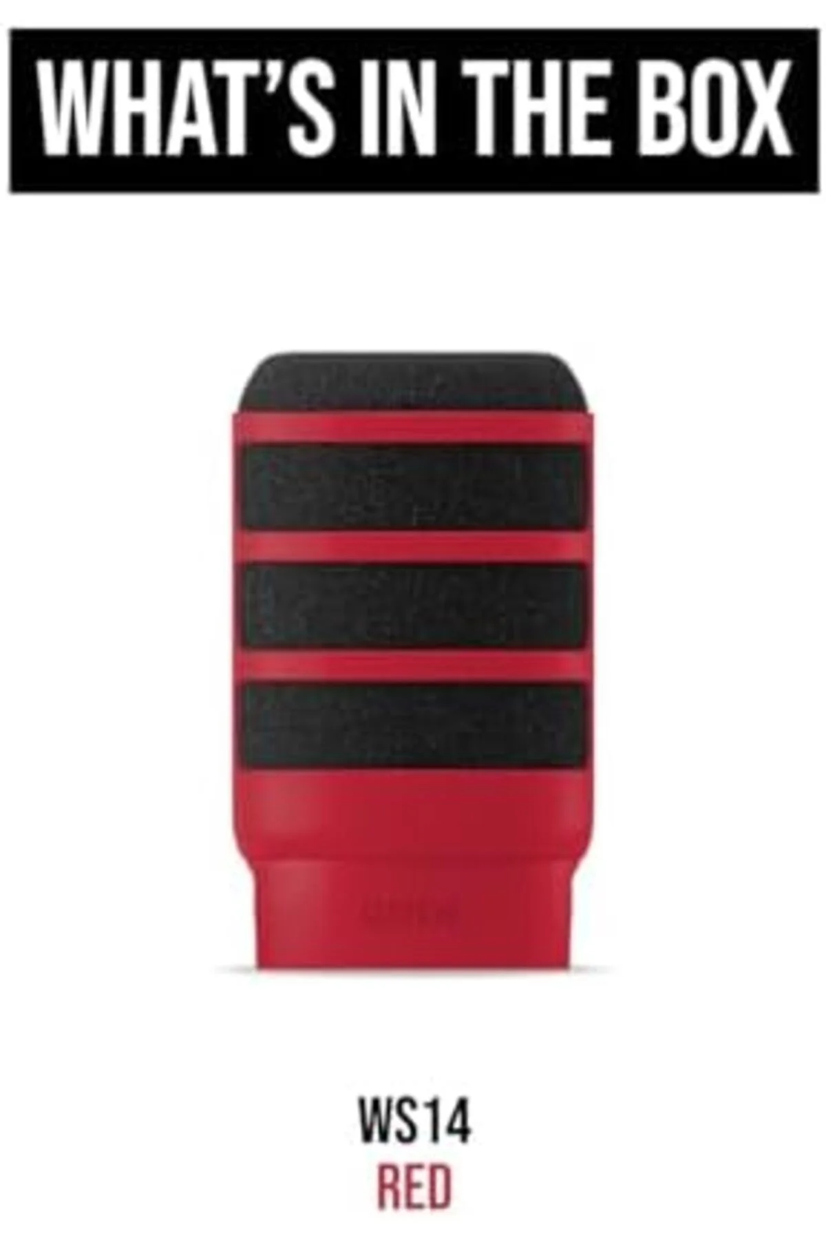 gzmshop WS14 Premium Pop Filtre PodMic ve PodMic USB için (Kırmız