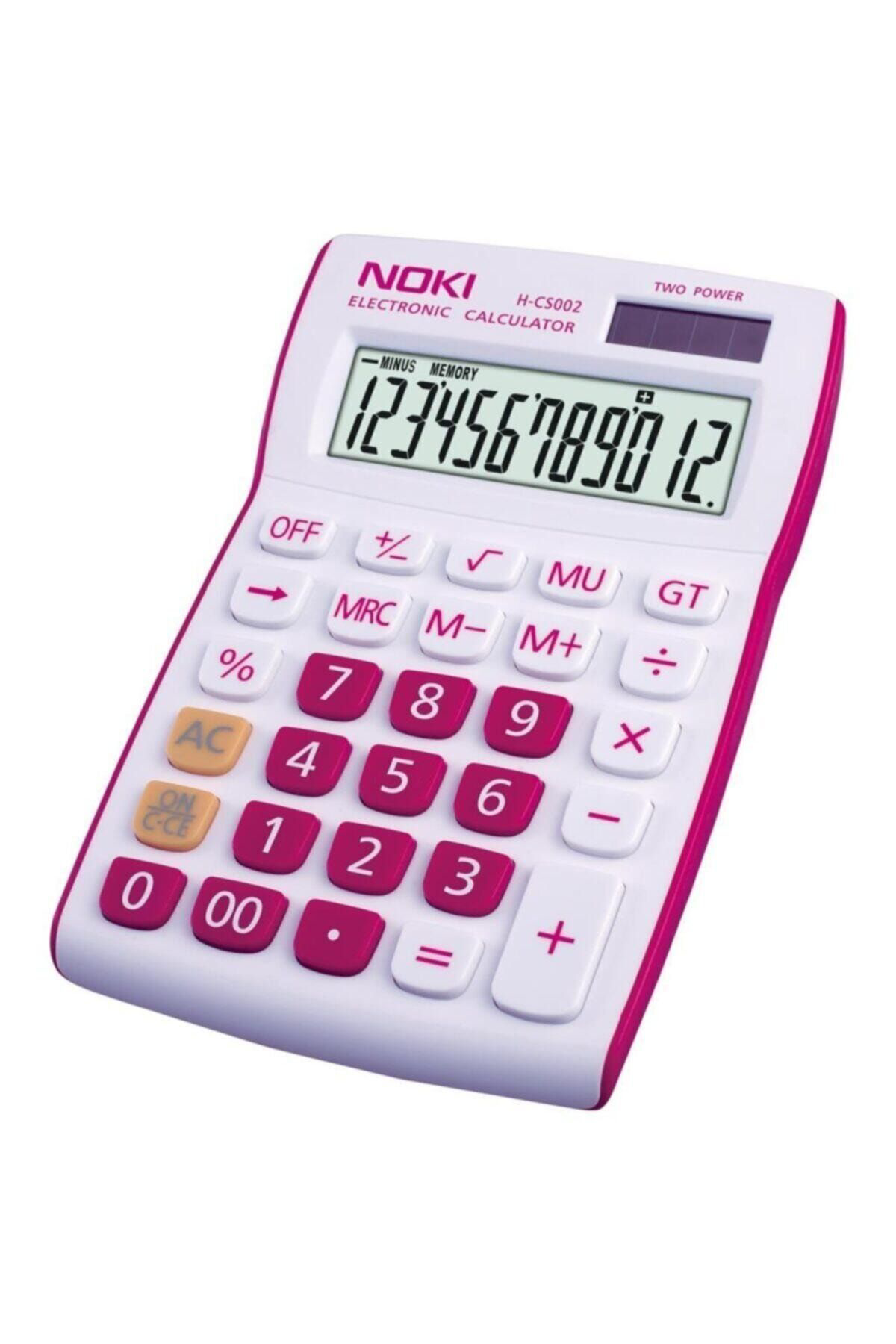 H-cs002 Hesap Makinesi Kırmızı