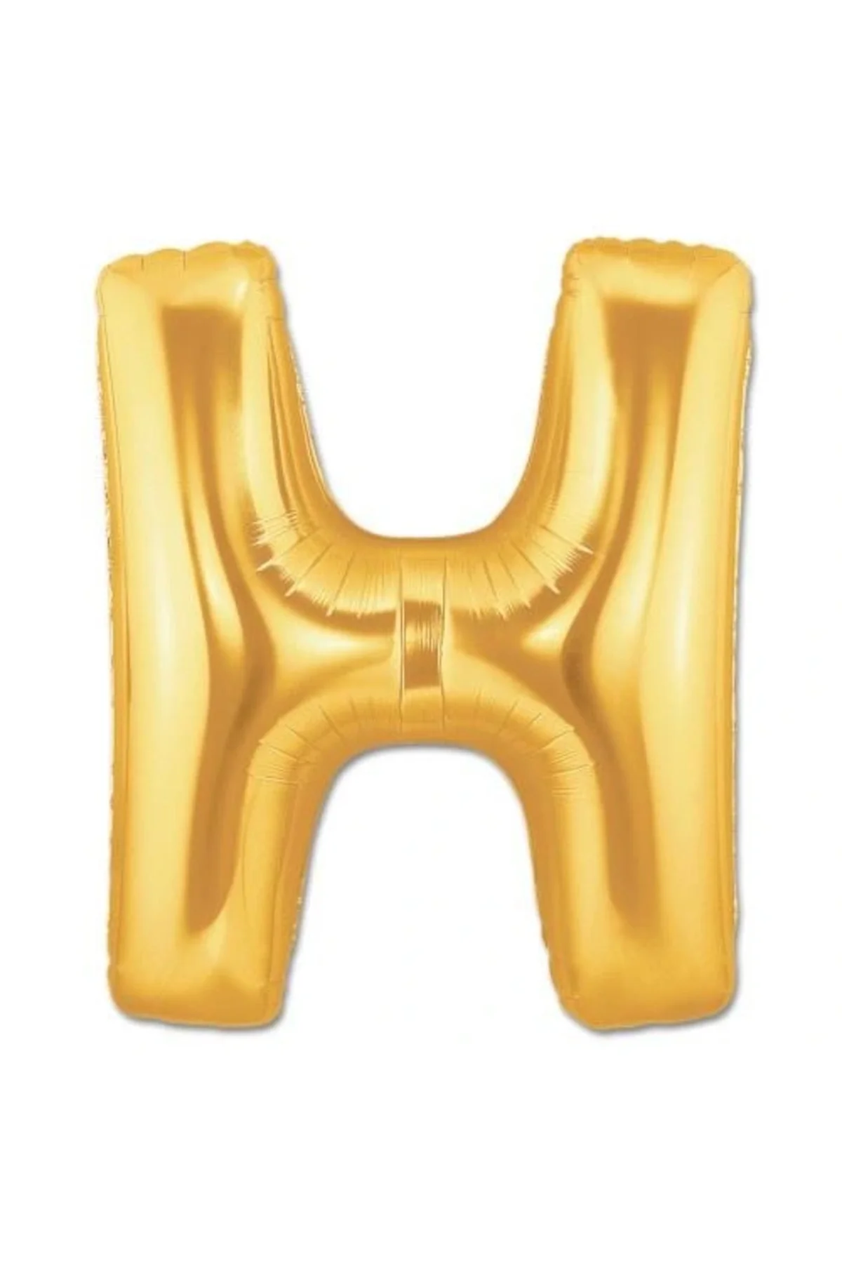 H Harf Folyo Balon Altın Renk 40 İnç H Harf Folyo Balon Altın Renk 40 İnç