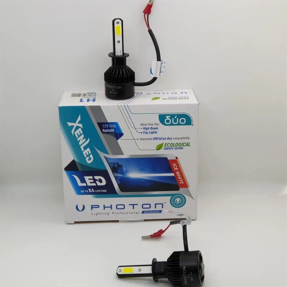 H1 Duo LED Xenon Şimşek Etkili Beyaz Zenon H1 00011_M2