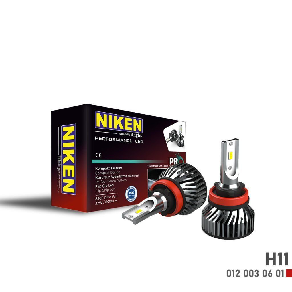 Drs Tuning H11 Led Uyumlu Xenon Far Ampulü Yeni Nesil Pro Niken Parça