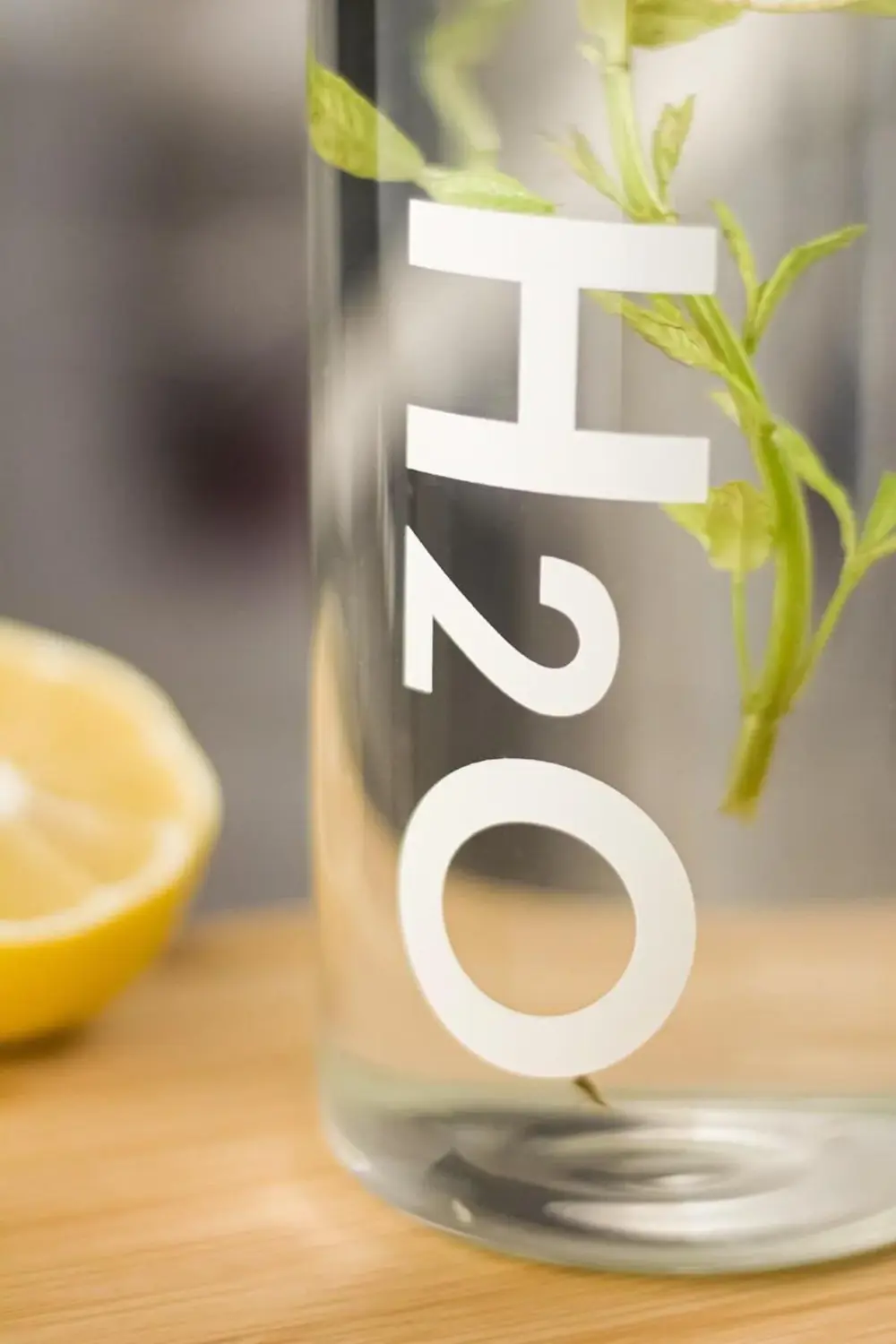 H2o Borosilikat Cam Matara Vakum Kapaklı Su Şişesi Suluk Beyaz 10