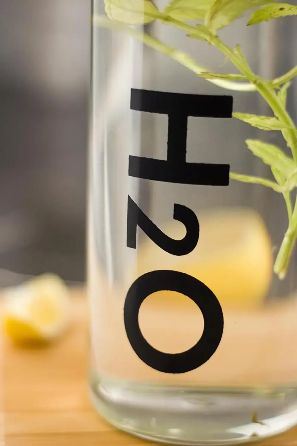 H2o Borosilikat Cam Matara Vakum Kapaklı Su Şişesi Suluk Siyah 10