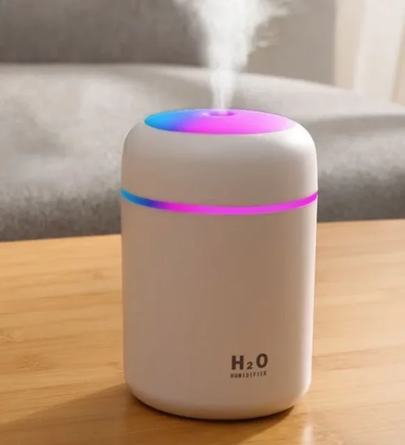 H2O LED Işıklı Mini Oda Hava Nemlendirici
