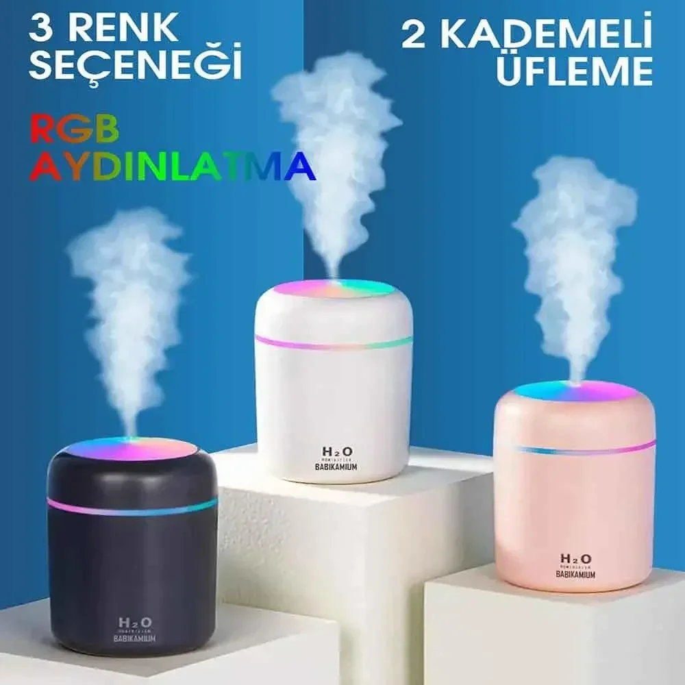 H2o Led Işıklı Mini Oda Hava Nemlendirici Bx40 Fiyatı, Yorumları ve Özellikleri