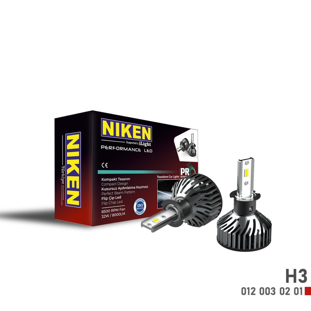 Drs Tuning H3 Led Uyumlu Xenon Far Ampulü Yeni Nesil Pro Niken Parça