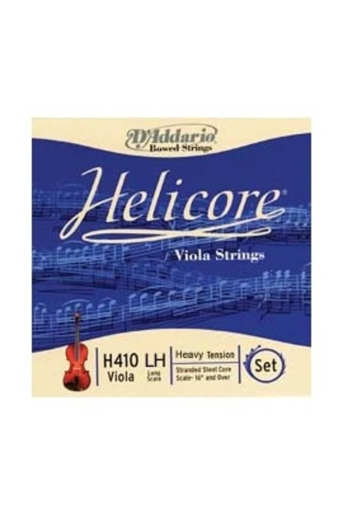 H410LH VIOLA TEL SETİ, HELICORE, LONG SCALE, HEAVY TENSIO Viola T