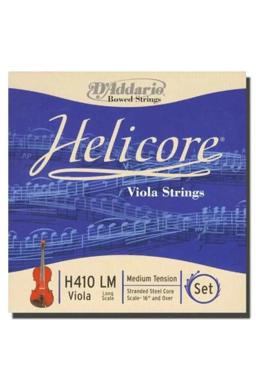 H410LM VIOLA TEL SETİ, HELICORE, LONG SCALE, MEDIUM TENSI Viola T