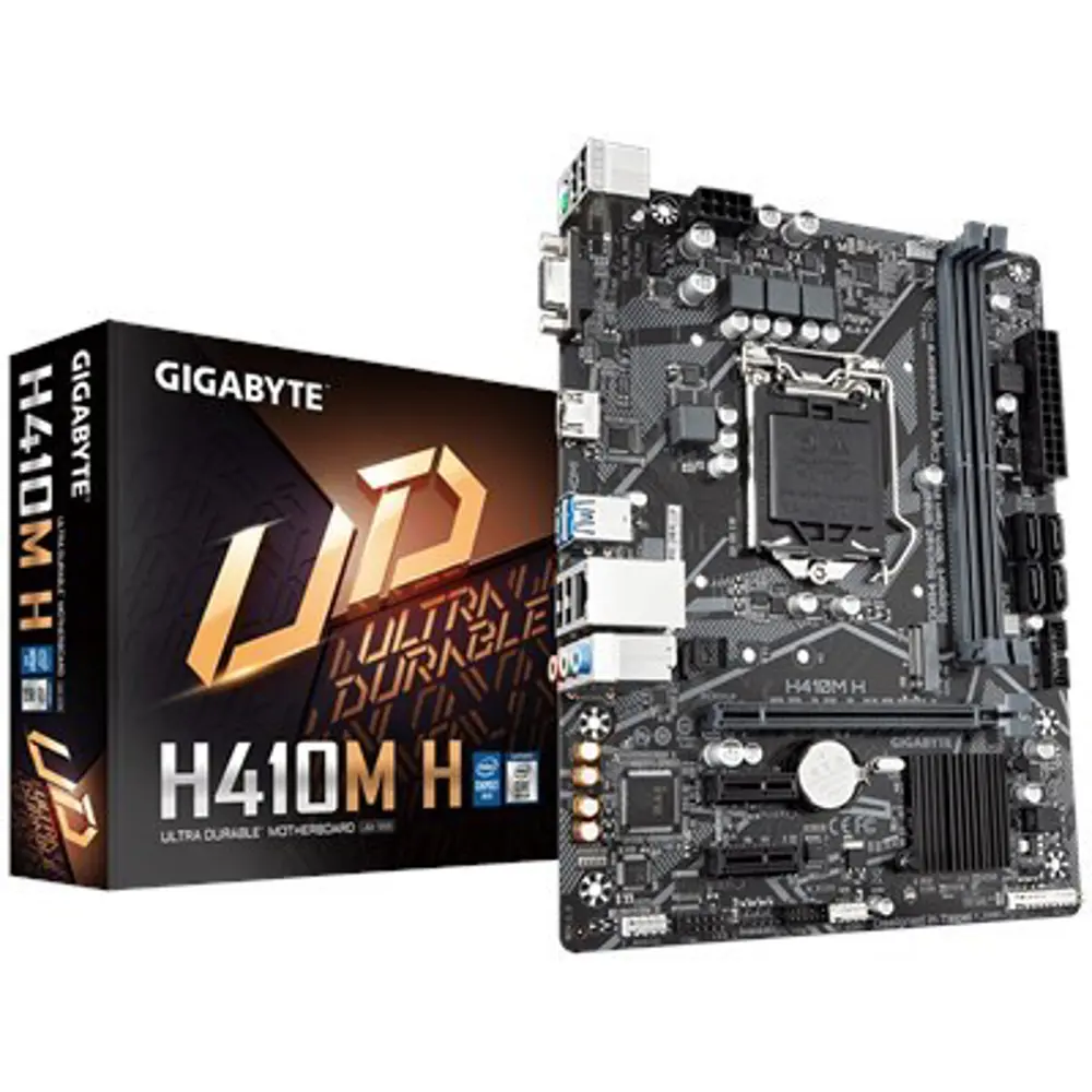 H410M-H V2 1.4 DDR4 2933MHZ 1XVGA 1XHDMI 1XM.2 USB 3.2 MATX 1200P