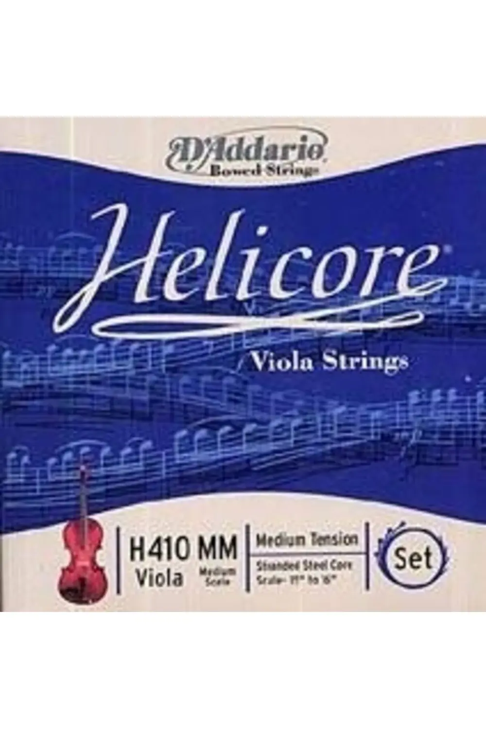H410MM VIOLA TEL SETİ, HELICORE, MEDIUM SCALE, MEDIUM TEN Viola T