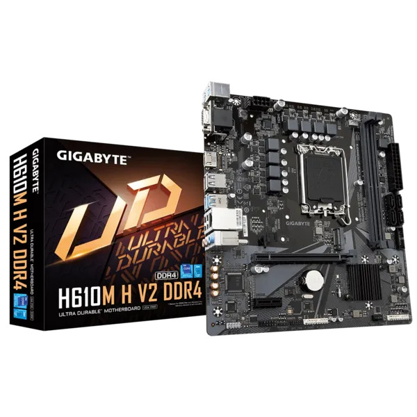 Gigabyte H610m H V2 D4 1700P Vga Hdmi Usb3.2