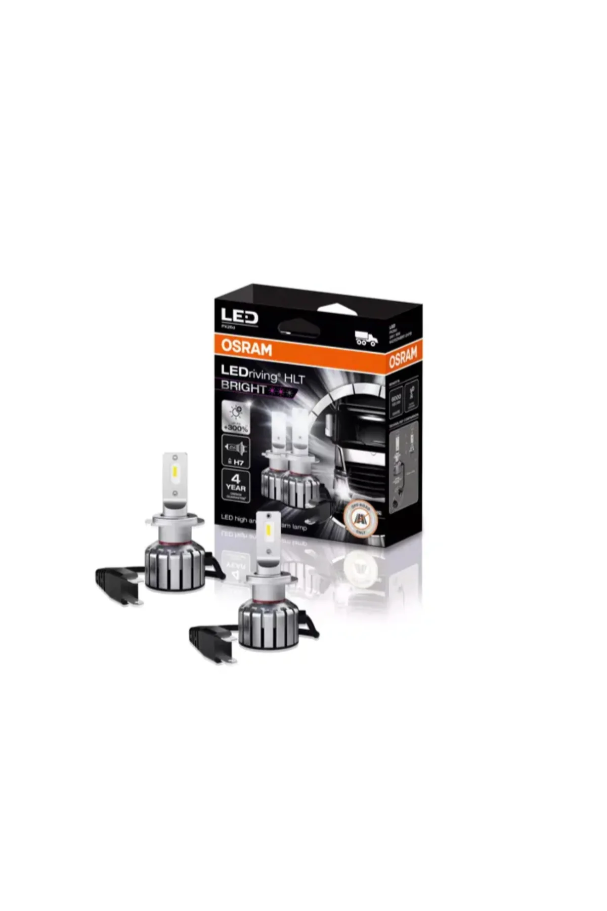 H7 24V Bright + %300 Fazla Aydınlatma (64215DWBRT-2HFB)