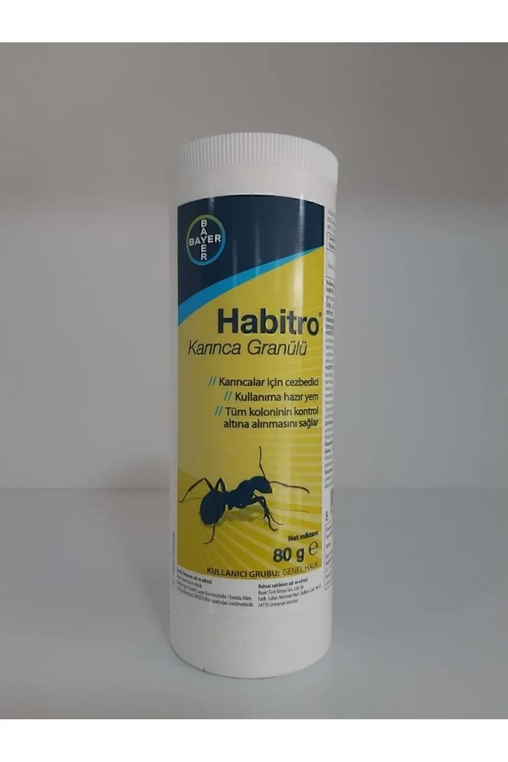 Habitro Karınca Beyaz Toz Granülü 80 gr