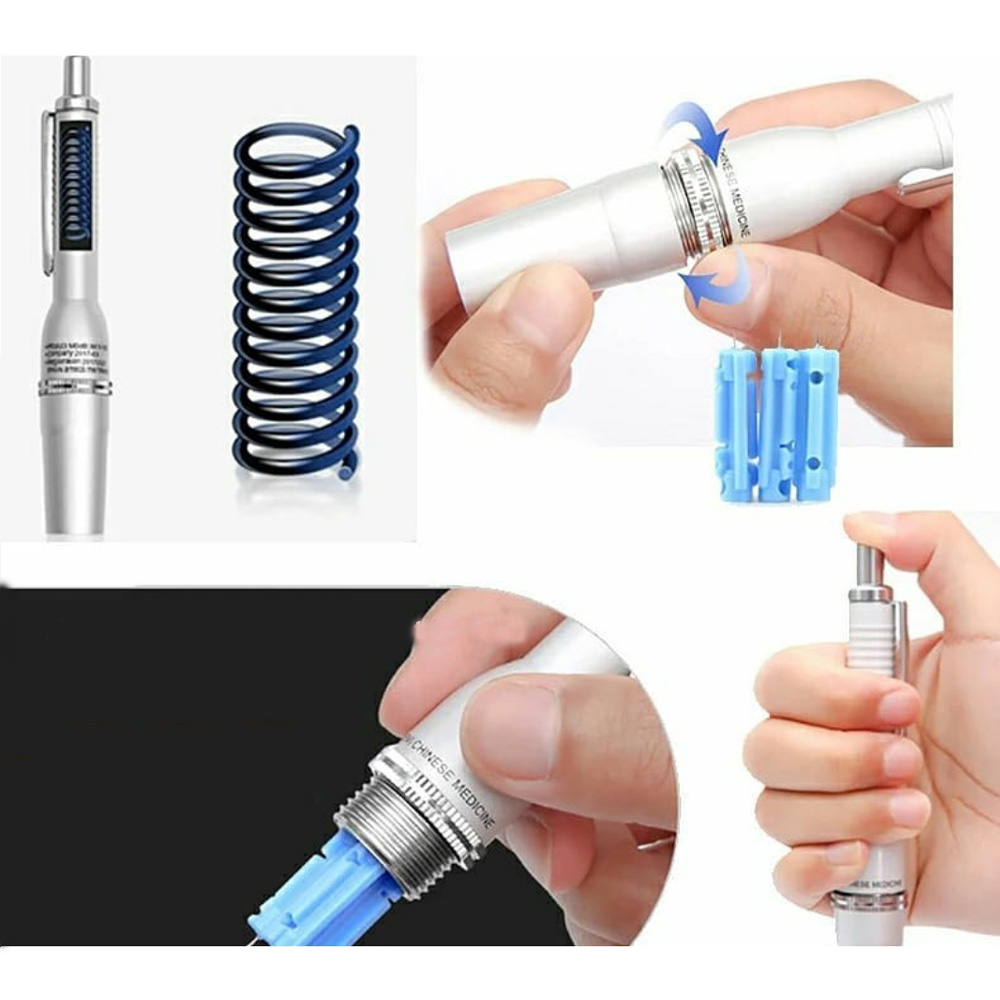 Hacamat kalemi 3 İğneli 100 Adet İğne Hediyeli Hacamat kalemi 3 İğneli 100 Adet İğne Hediyeli