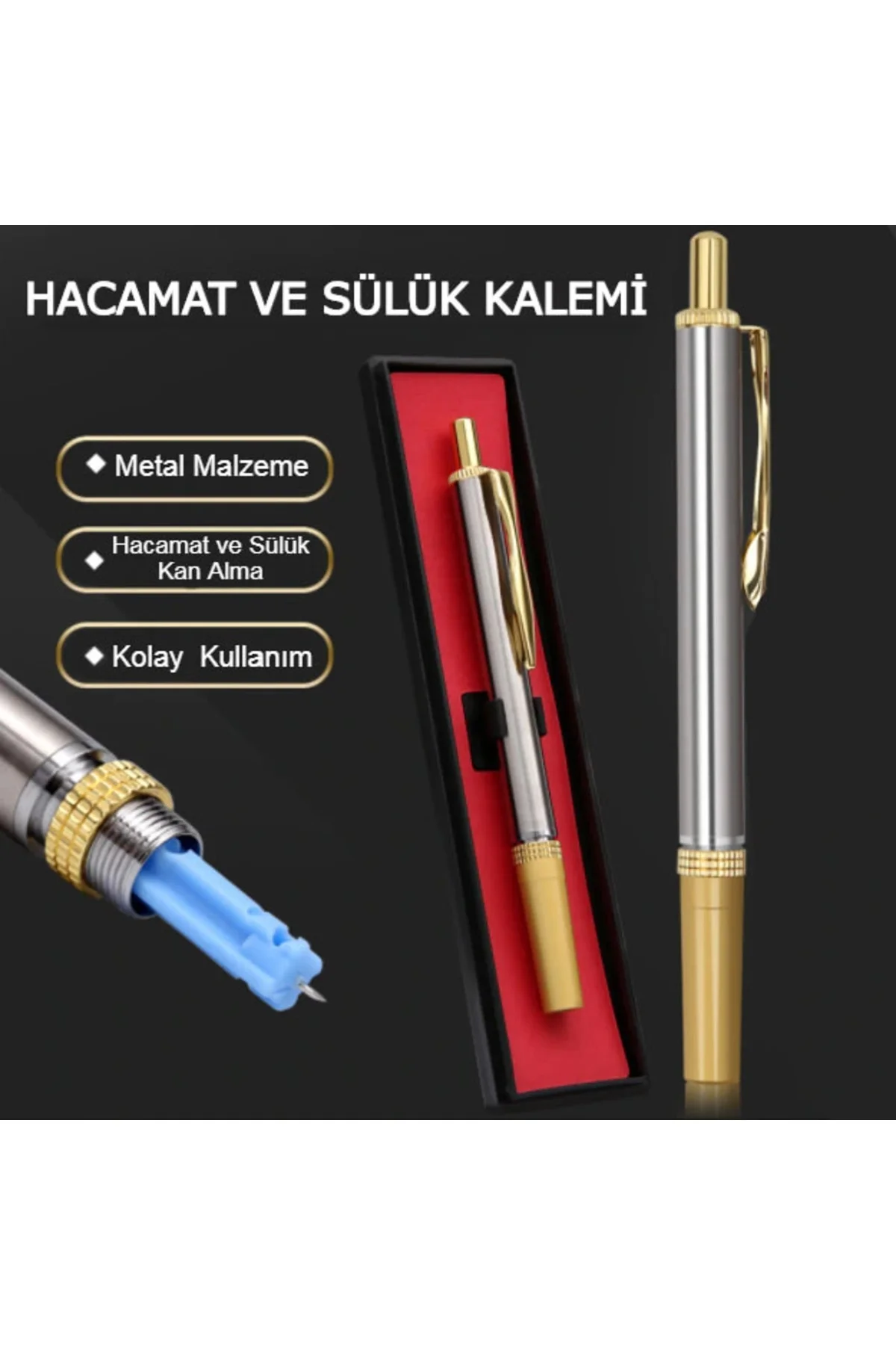 Hacamat Kalemi Tek İğneli - Görsel 2