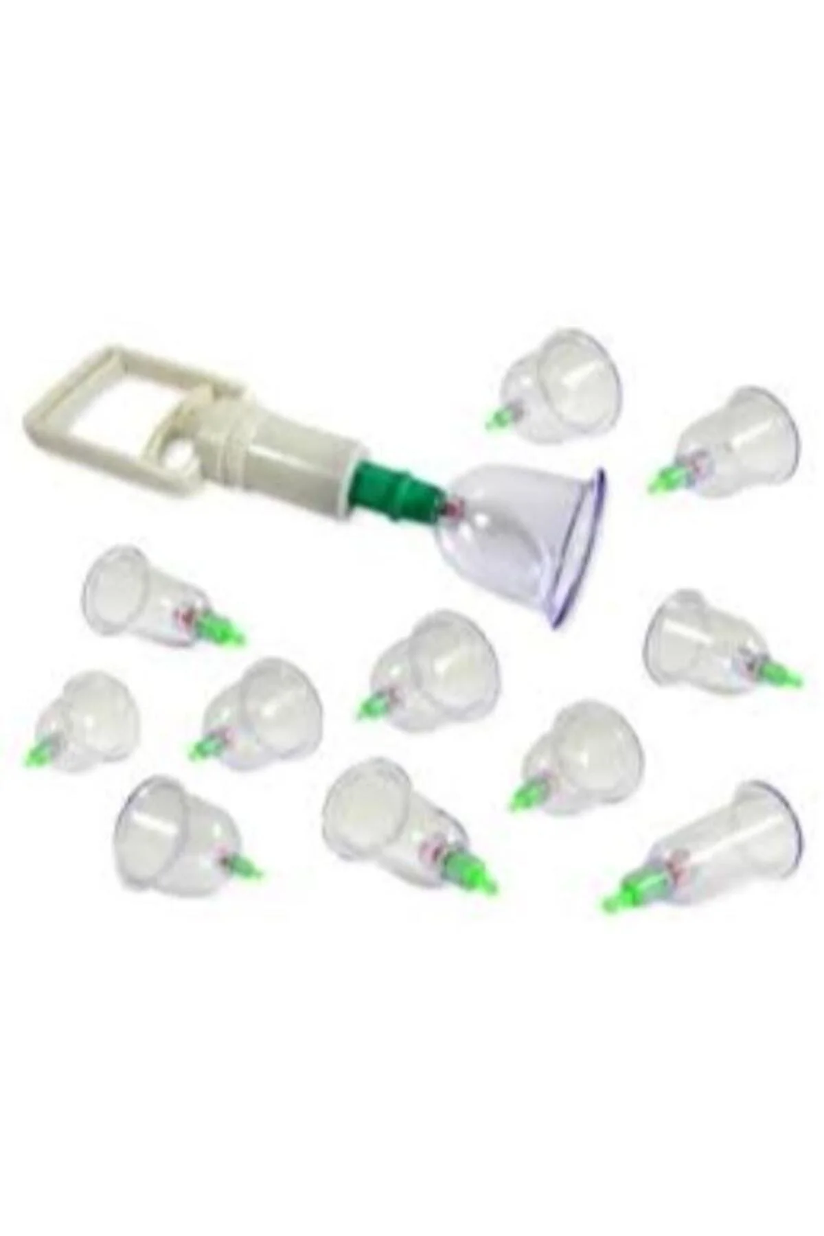 Hacamat Kupa Çekme Seti -12 Adet Kupa 1 Adet Çekme Makinesi