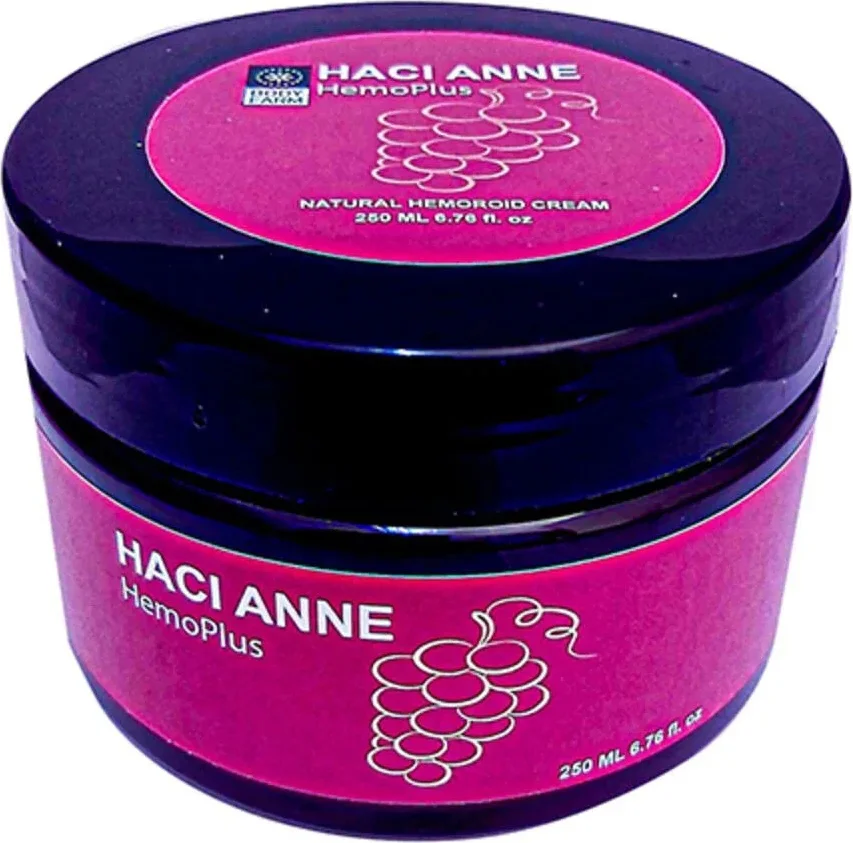 Hacı Anne Hemoplus Doğal Kremi 250 ml – Hemoroid ve Çatlaklara Doğal Çözüm