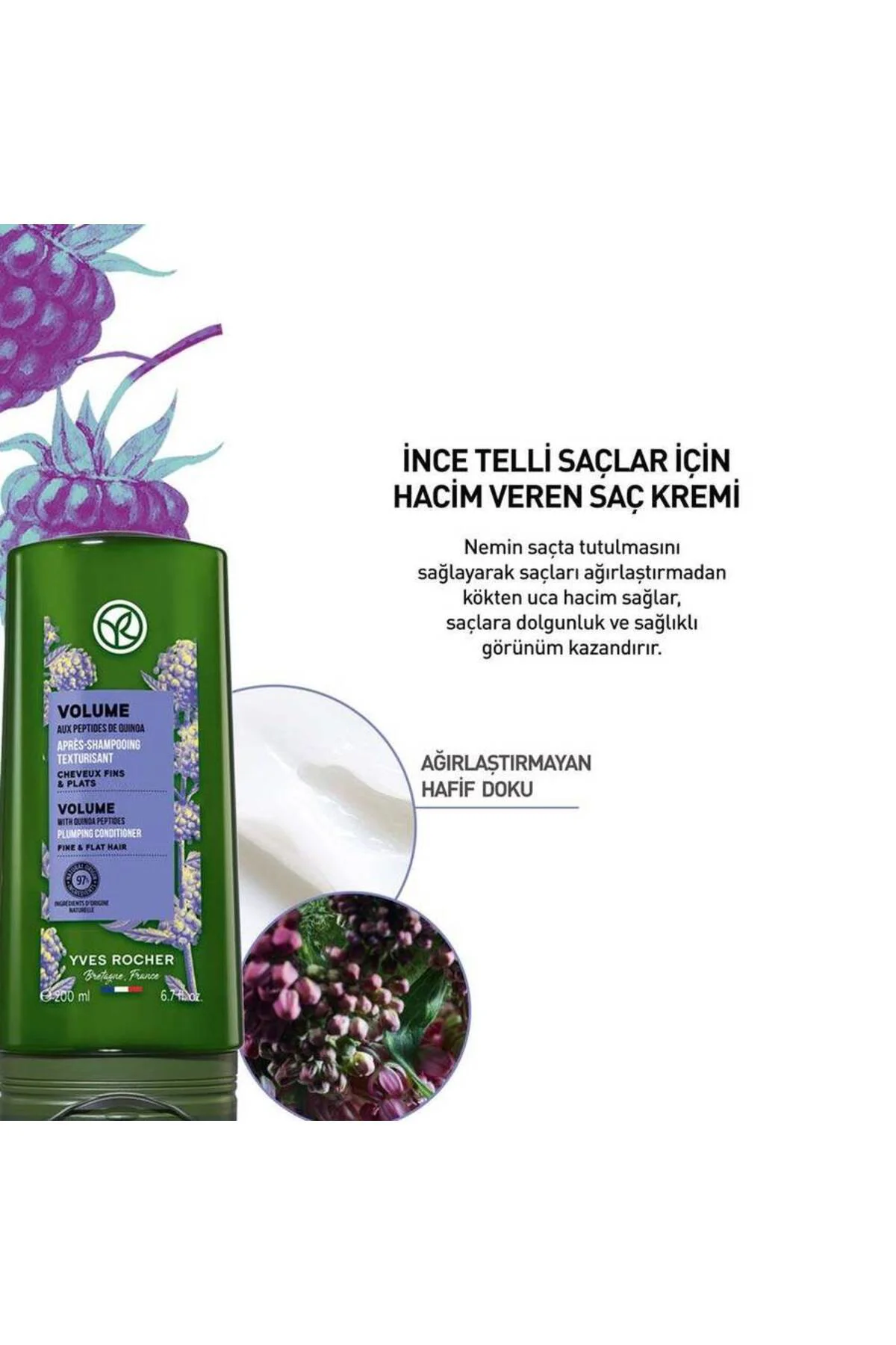 Hacim Veren Saç Kremi - İnce Telli Saçlar / Volume 200ml
