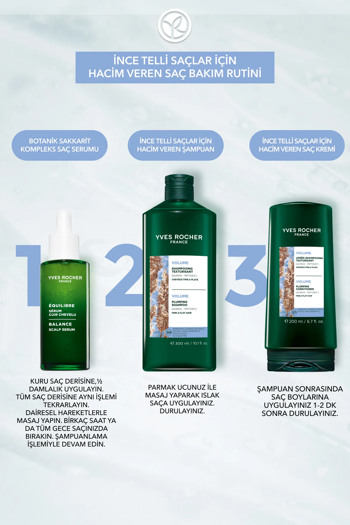 Hacim Veren Saç Kremi - İnce Telli Saçlar / Volume -Vegan -200ml