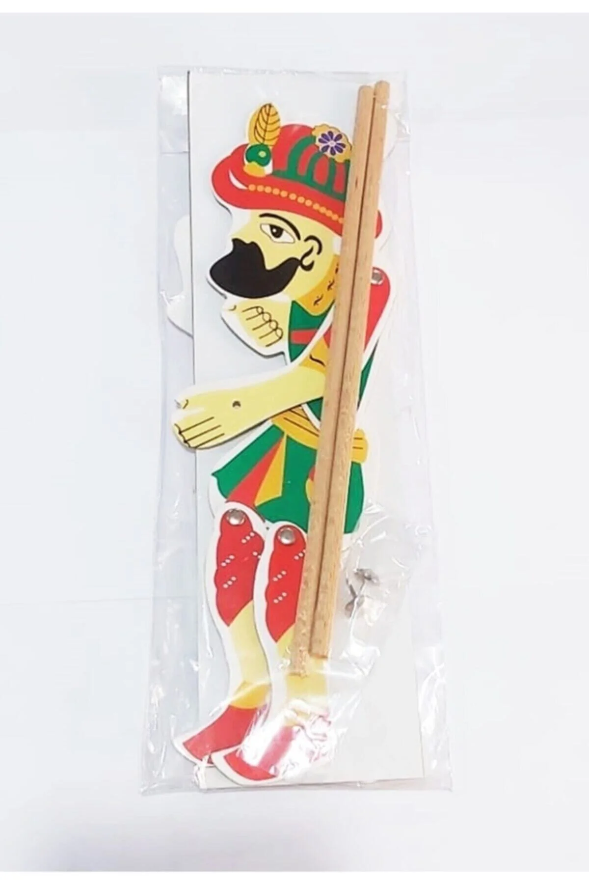 Hacivat - Karagöz Mukavva Kukla Oyun Seti (30cm)