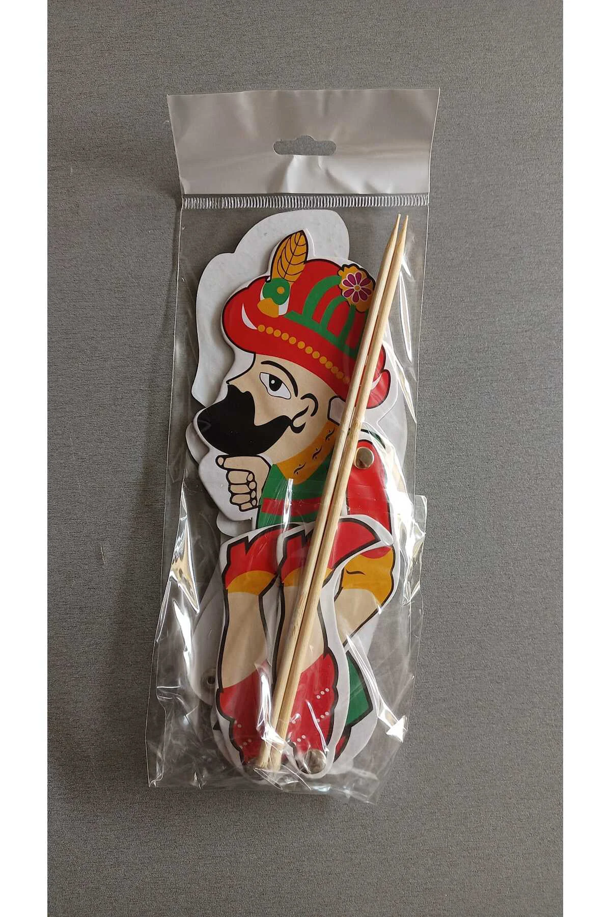 Hacivat - Karagöz Mukavva Kukla Oyun Seti (30cm)