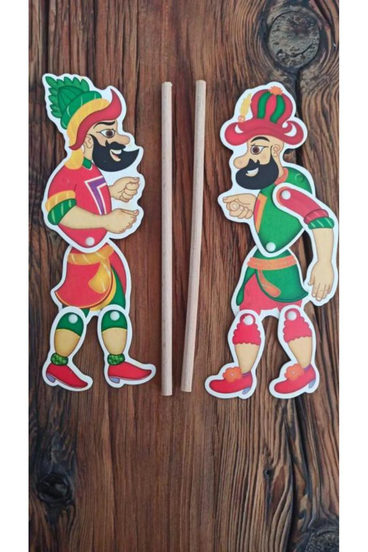 Hacivat Ve Karagöz Kukla Oyun Seti Hacivat Ve Karagöz Kukla Oyun Seti