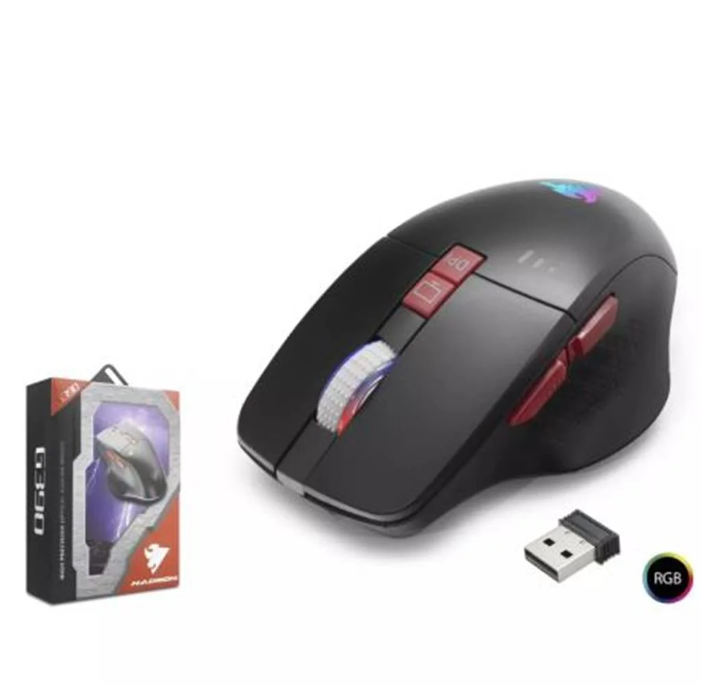 Hadron G390 Kablosuz Oyuncu Mouse Type-C Port Şarjlı + Led göster