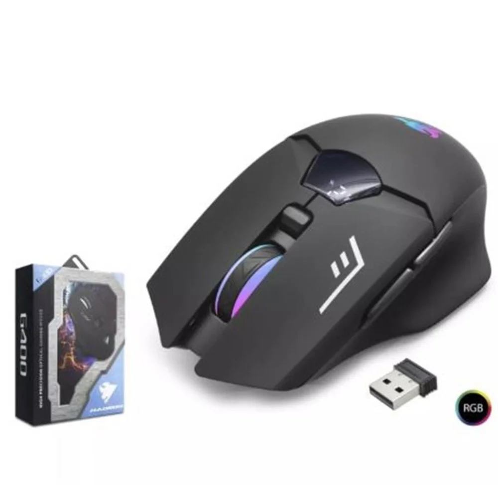 Hadron G400 Bluetooth Oyuncu Mouse Type-C Port Şarjlı + Led Ekran