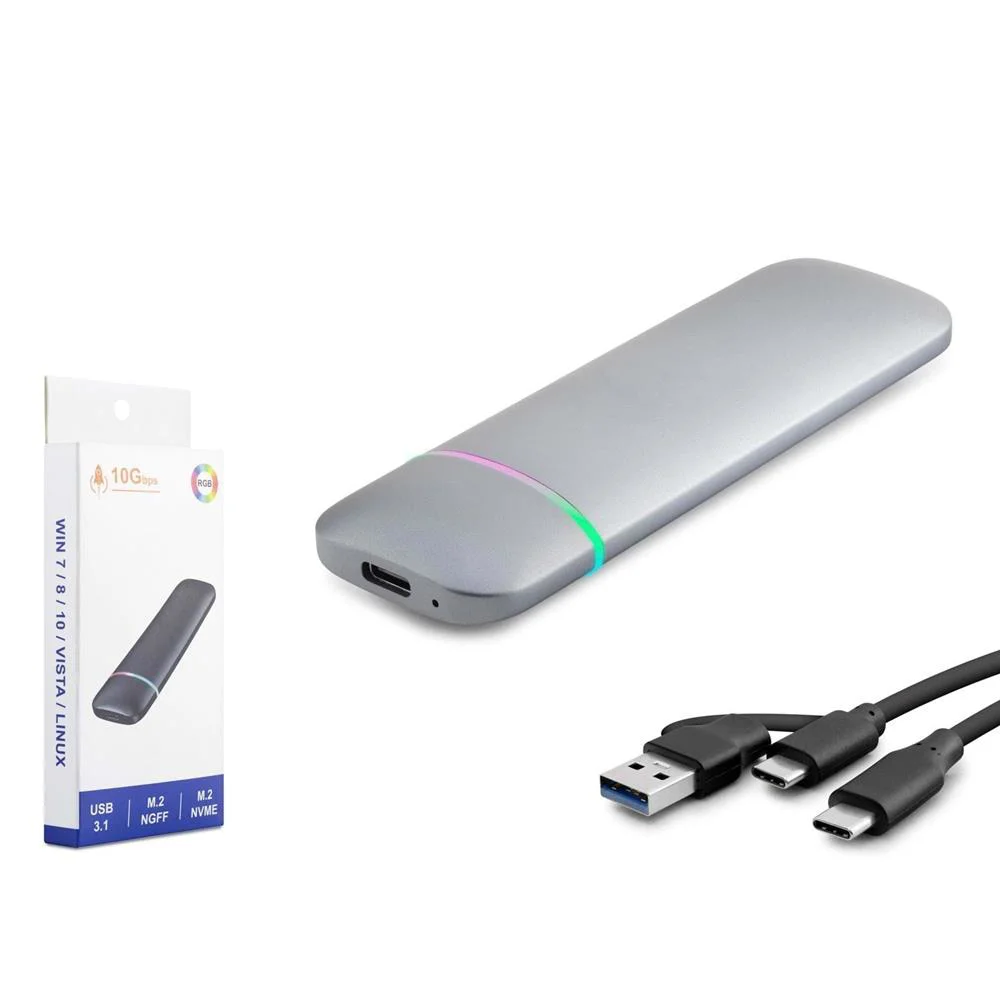 Hadron Hdx1772 Ssd Kutu Type-C3.1 + Usb3.0 Nvme + Ngff M2 Chip Rt