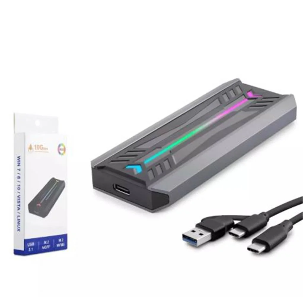 HADRON HDX1775 SSD KUTU TYPE-C3.1 + USB3.0 NVME M2 CHIP RTL9210 S