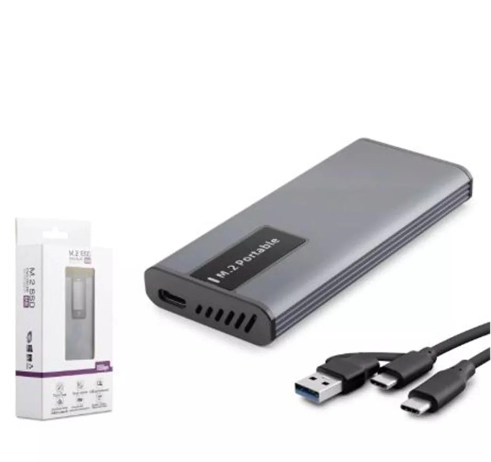 Hadron Hdx1780 Ssd Kutu Type-C3.1 + Usb3.0 Nvme + Ngff M2 Alüminy