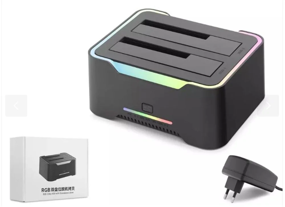Hadron Hdx1790 HDD Docking – USB 3.0, 2.5 & 3.5 HDD-SSD, 8TB Dest