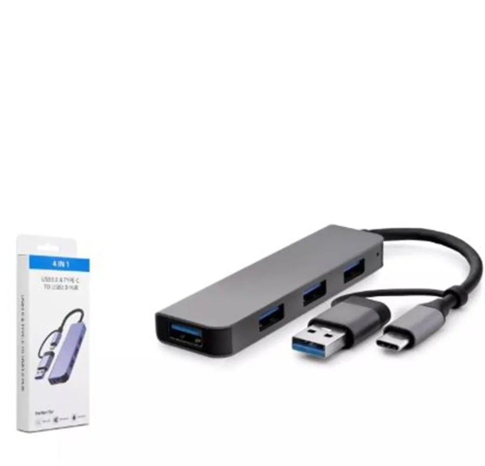 HADRON HDX7040 TYPE-C HUB 3-USB2.0 + USB3.0 GRİ