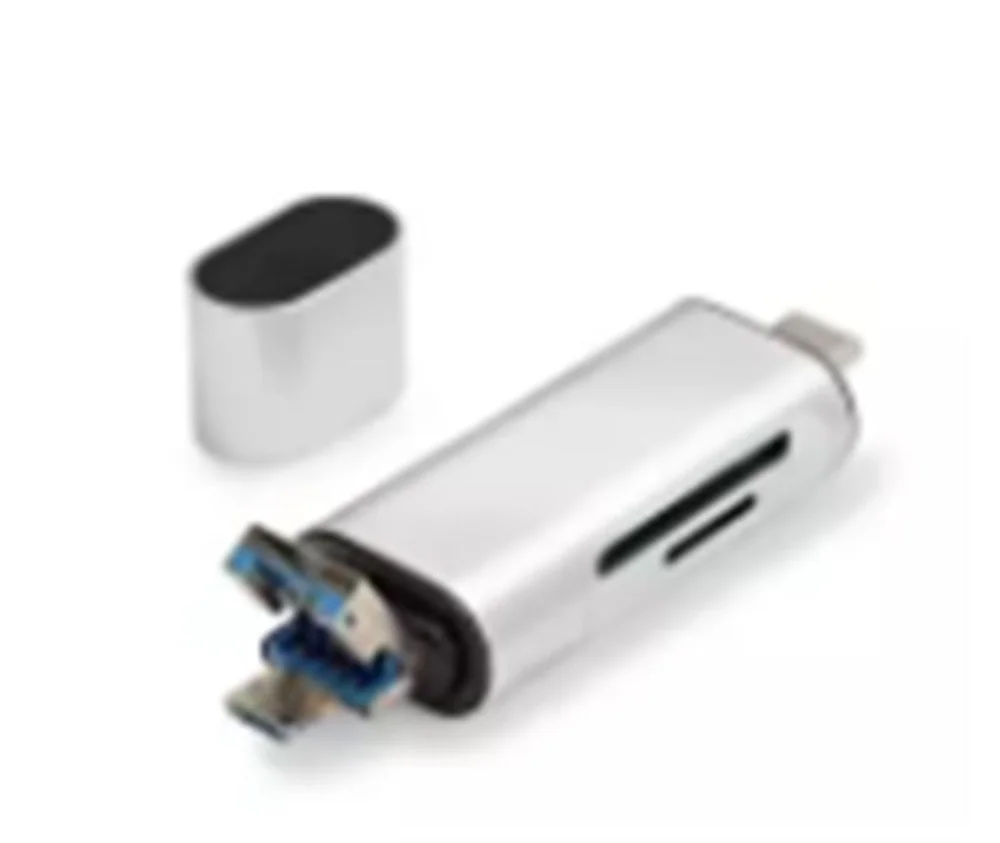 Hadron HDX7053 Kart Okuyucu Type-C OTG | microSD + SD Destekli | 